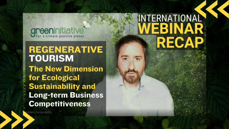 Recap - Webinar on Regenerative Tourism: The Key Dimension for Ecological Sustainability and Business Competitiveness