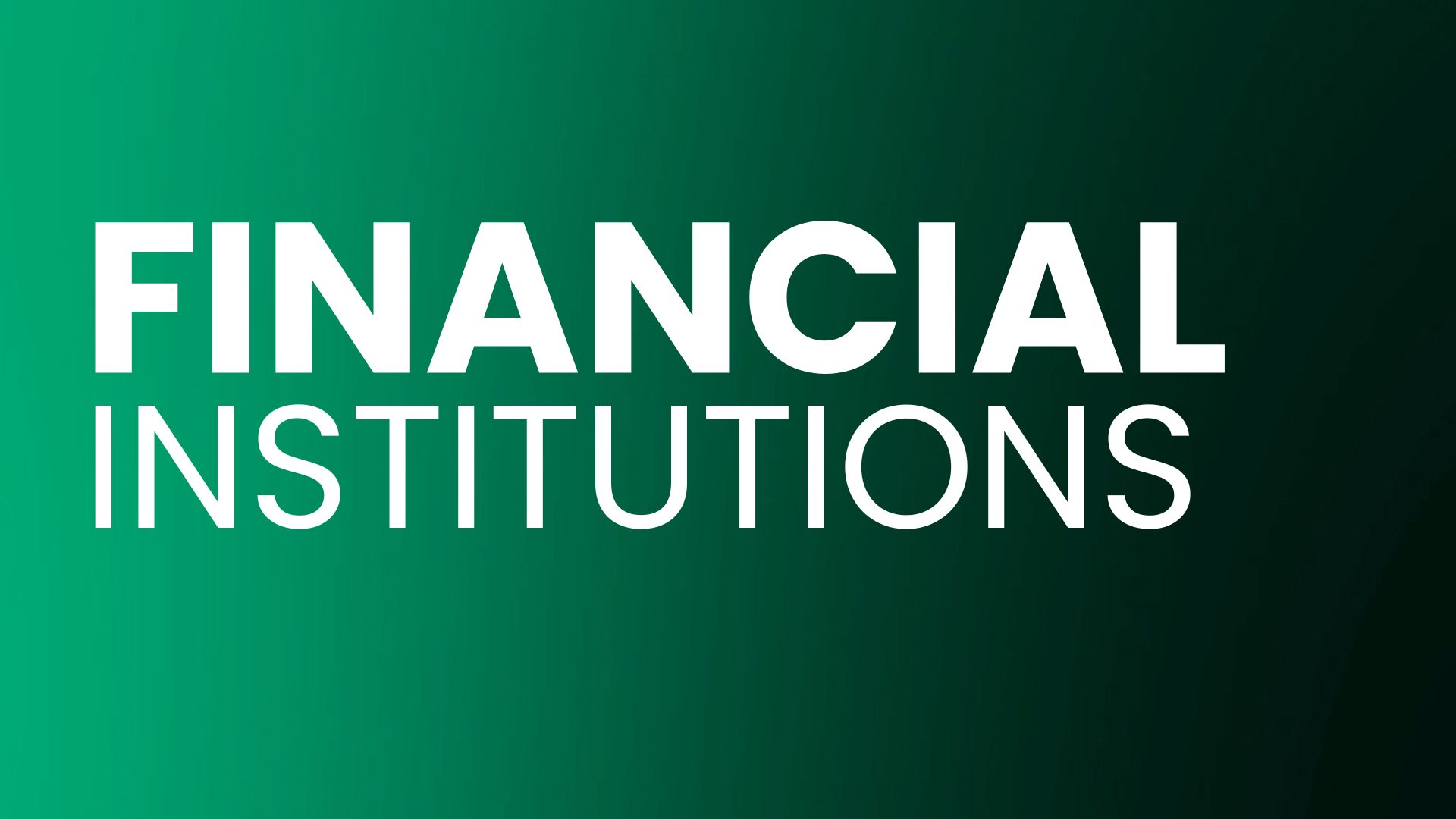 Green Initiative Financial Institutions