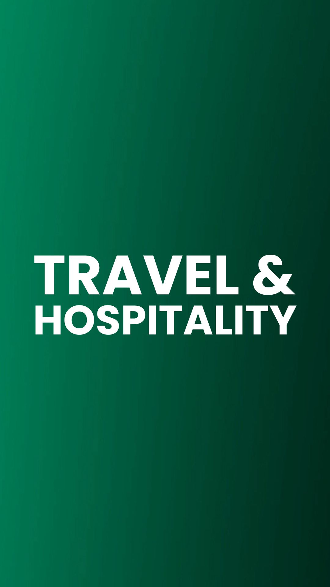 Green Initiative Travel and Hospitality